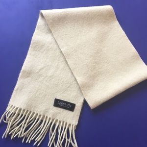 * LANVIN * 100% CASHMERE SCARF